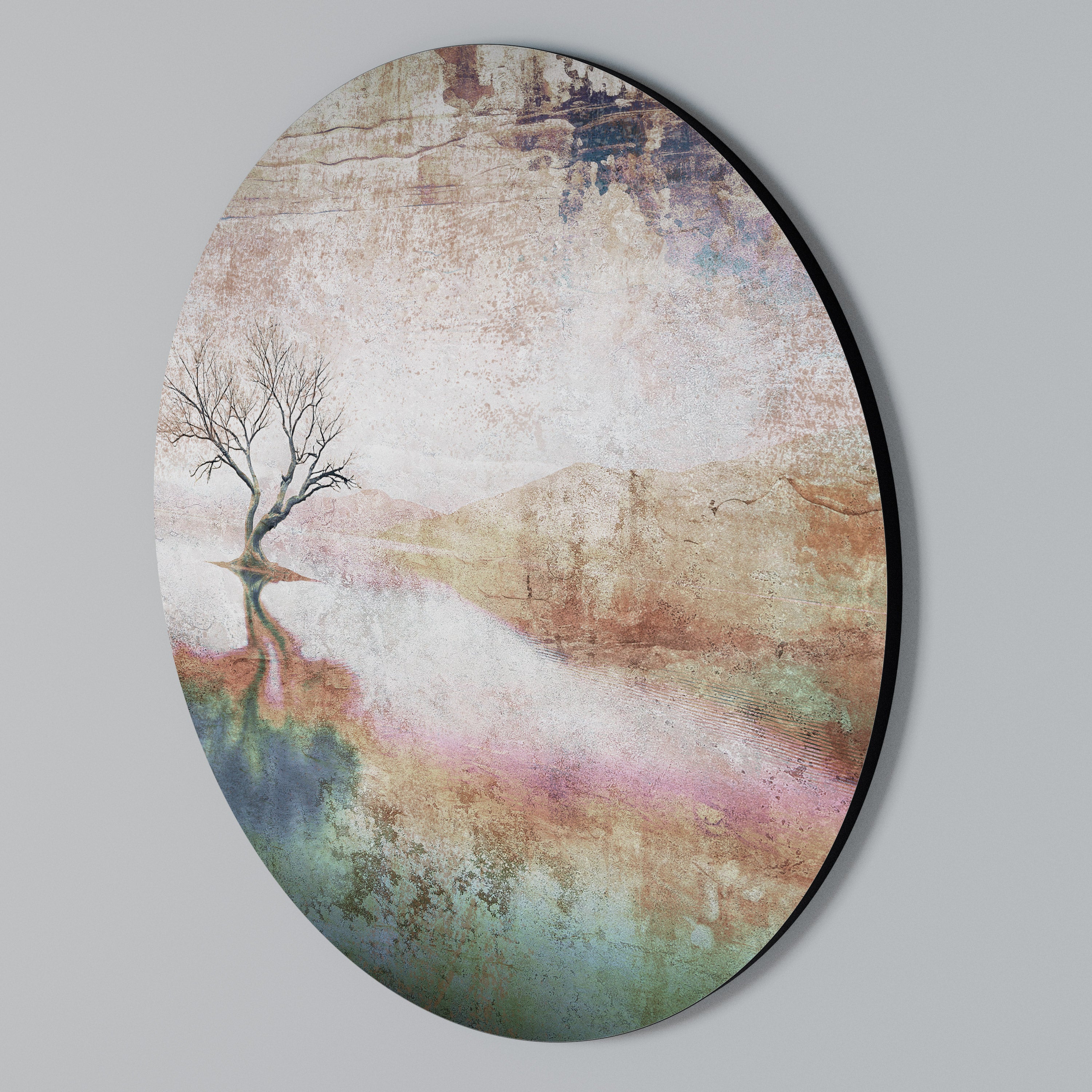FADING MEMORIES Round Wall Art