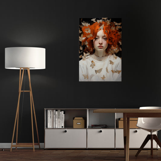 BUTTERFLY DREAMS Vertical Canvas Print