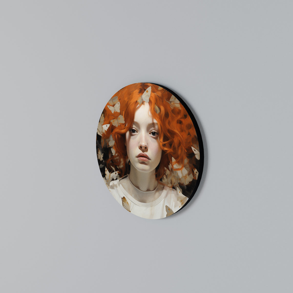 BUTTERFLY DREAMS Rund väggdekor