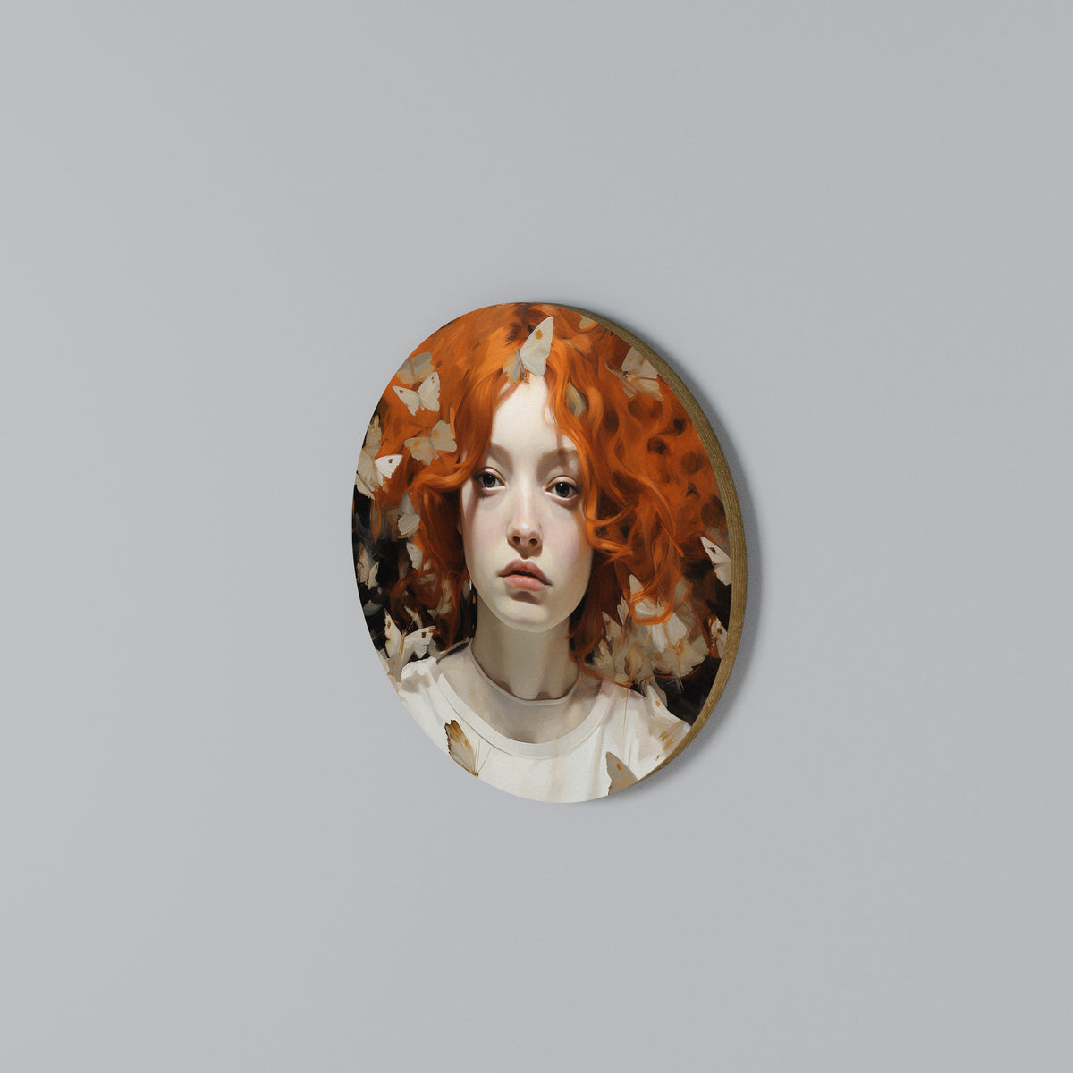 BUTTERFLY DREAMS Rund väggdekor