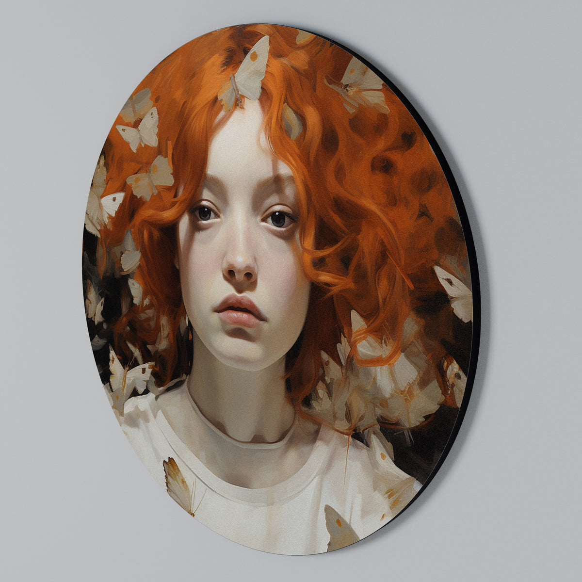 BUTTERFLY DREAMS Rund väggdekor