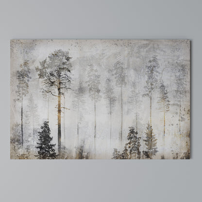 FADE IN THE TREES Horizontal Canvas Print