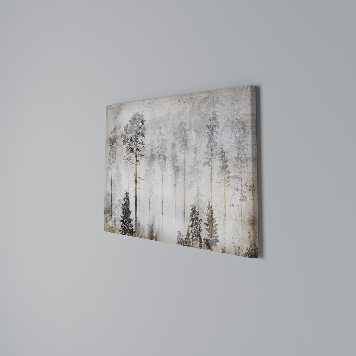 FADE IN THE TREES Horizontal Canvas Print