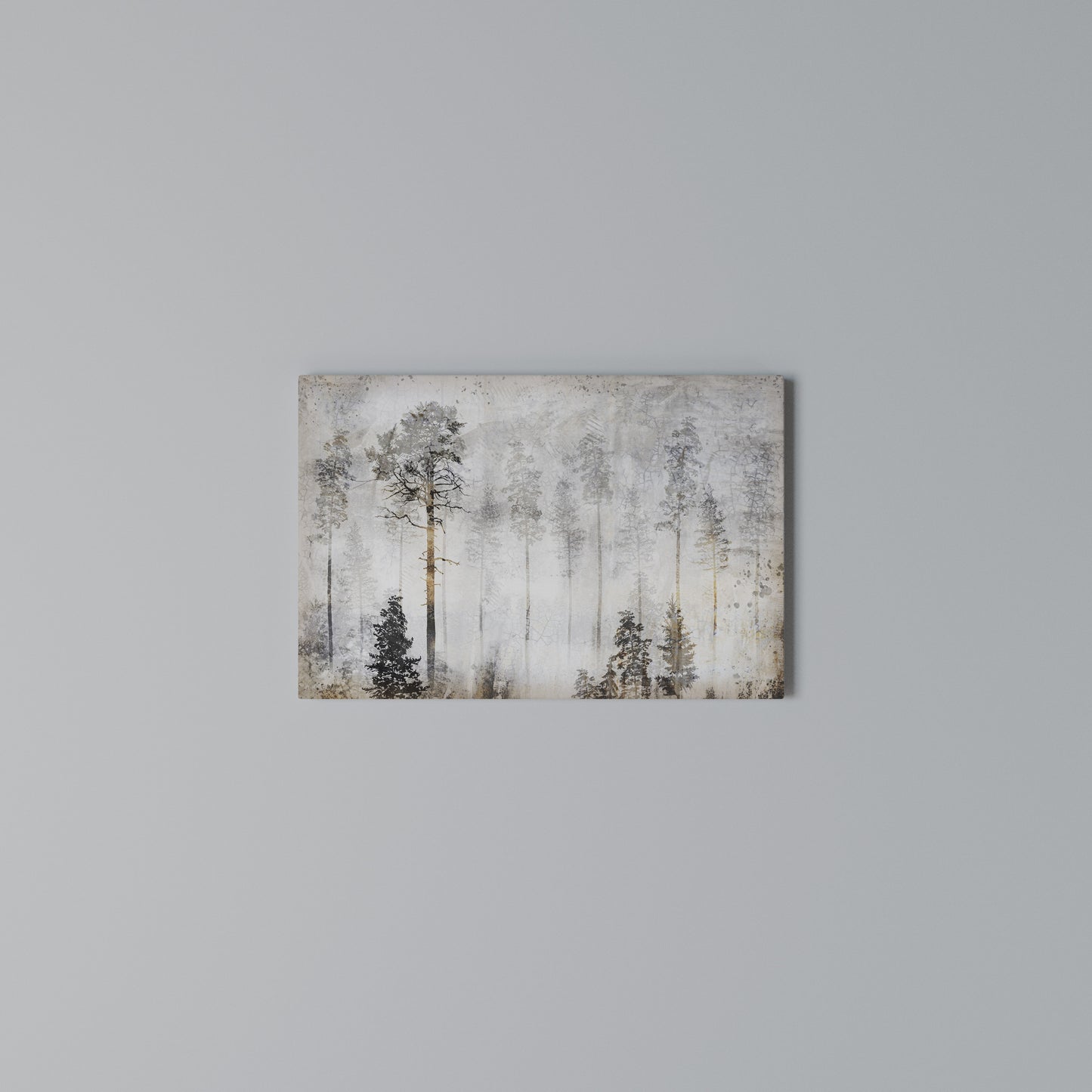 FADE IN THE TREES Horizontal Canvas Print