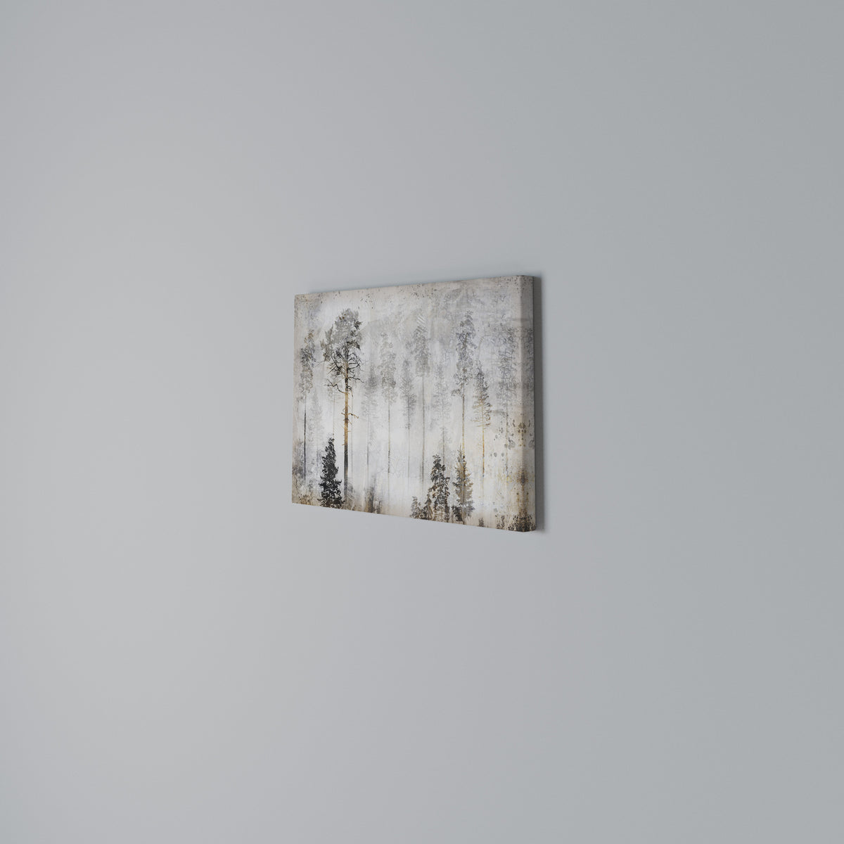 FADE IN THE TREES Horizontal Canvas Print