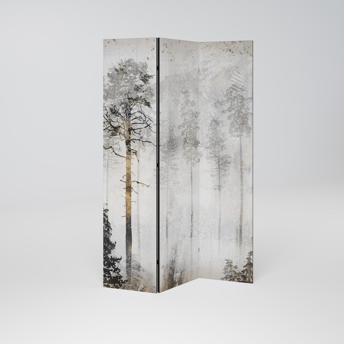 FADE IN THE TREES Dekorativ rumsavdelare – 3 paneler