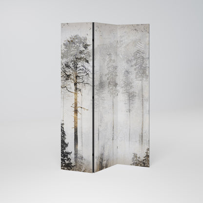 Dekorativ rumsavdelare med 3 paneler FADE IN THE TREES