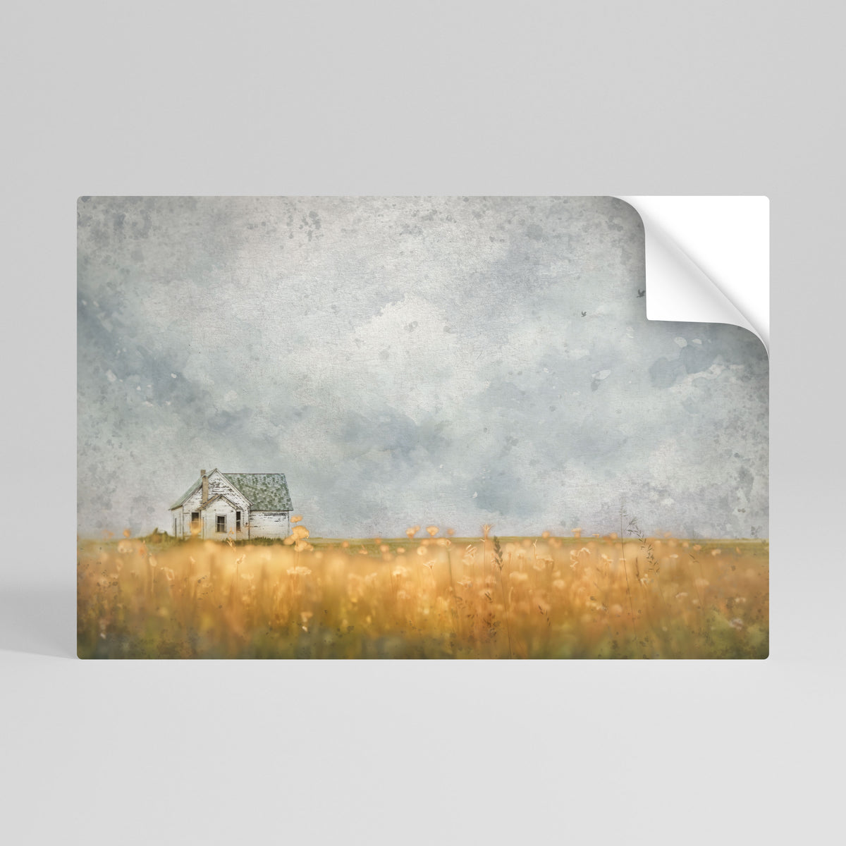 FIELDS OF FADING LIGHT Självhäftande Horisontell Poster