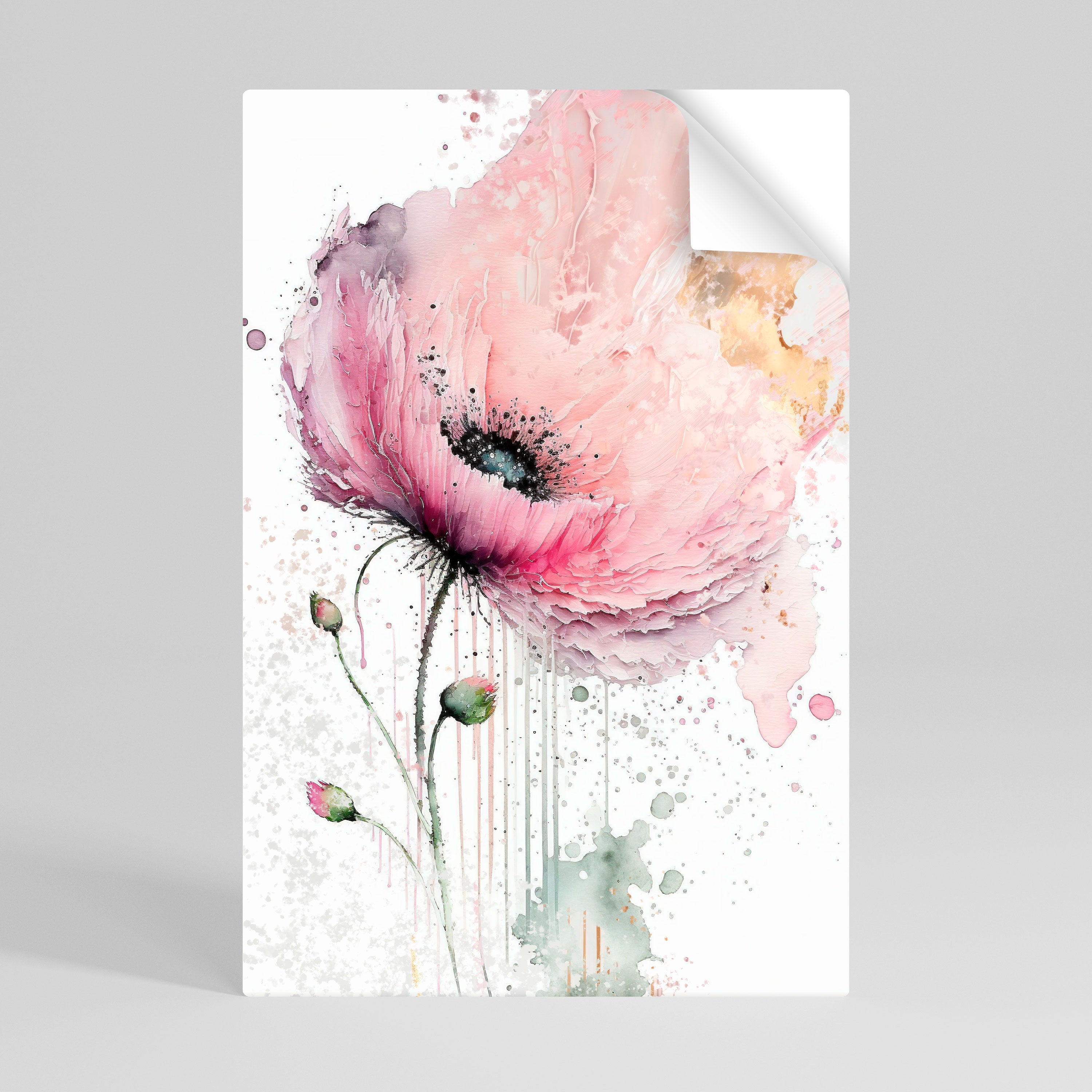 VIVID TRANQUILITY Självhäftande Vertikal Poster