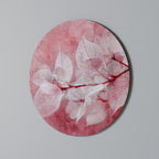 ETHERAL PETAL GLOW Round Wall Art