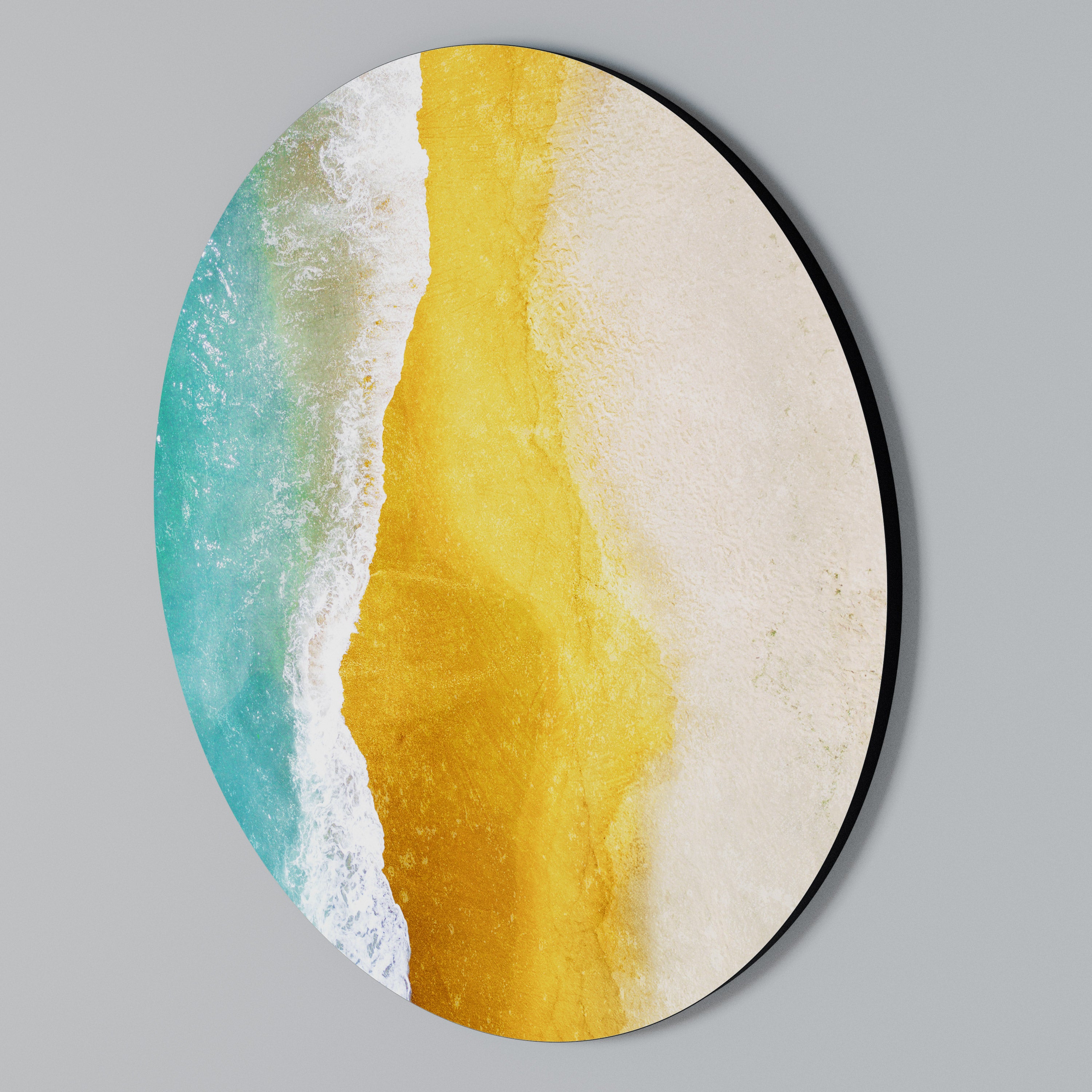 TRILOGY OF TIDES Round Wall Art