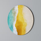 TRILOGY OF TIDES Round Wall Art