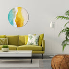 TRILOGY OF TIDES Round Wall Art