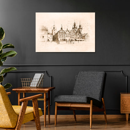 WHISPERS OF ARCHITECTURE Horizontal Canvas Print