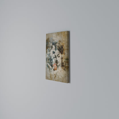 WHISPERS OF TEMPTATION Vertical Canvas Print