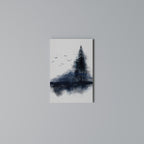 MISTY RECOLLECTION Vertical Canvas Print