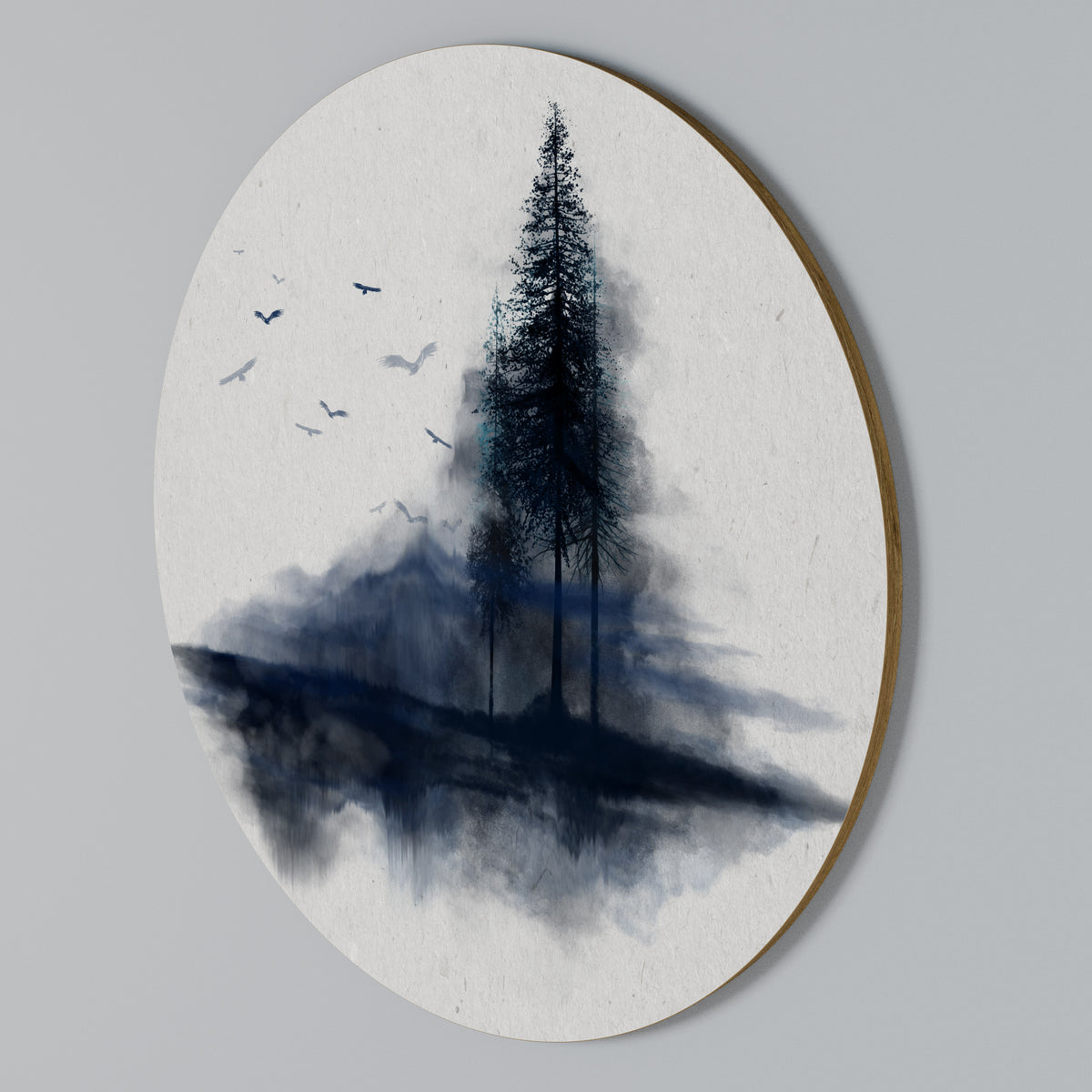 MISTY RECOLLECTION Rund väggdekor