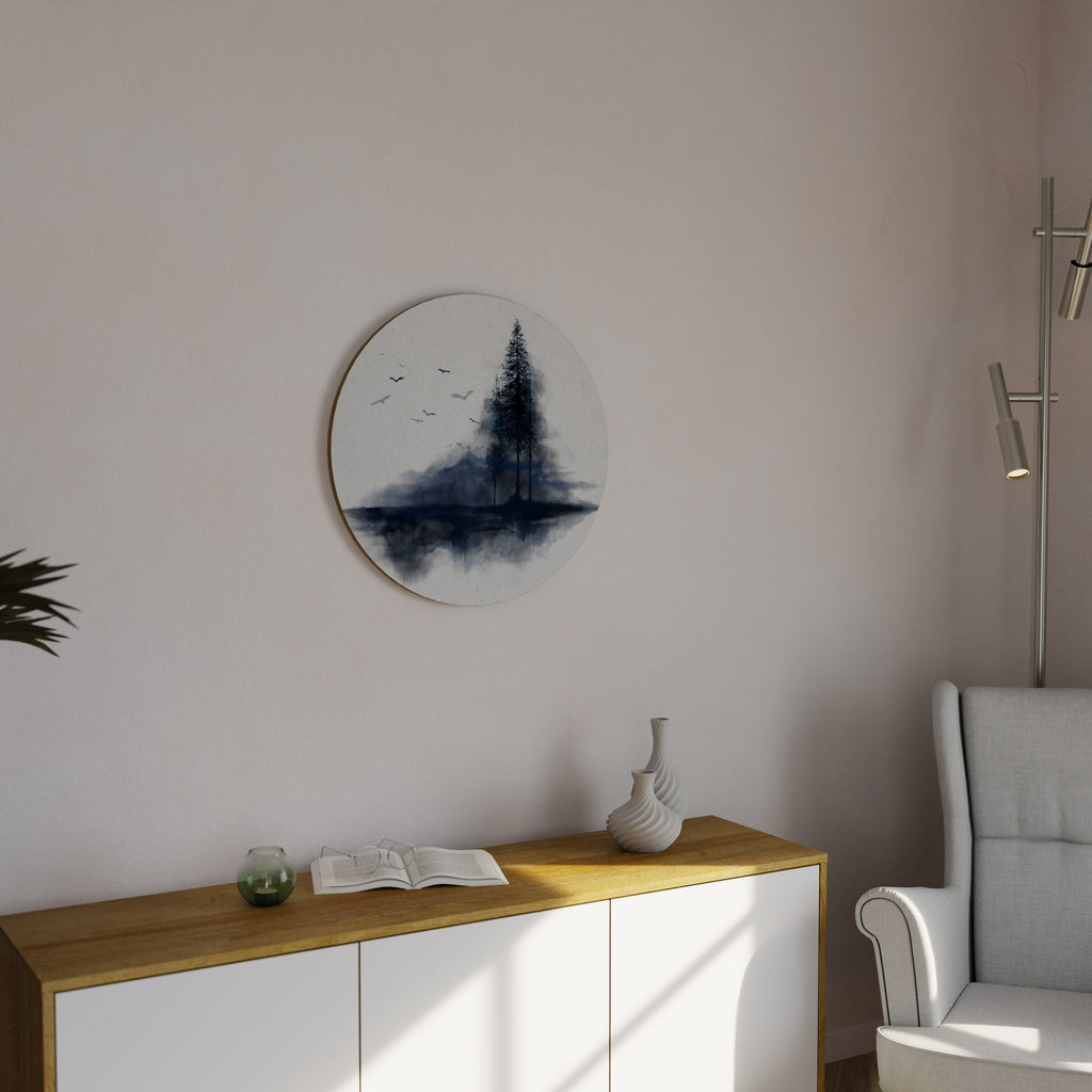 MISTY RECOLLECTION Rund väggdekoration