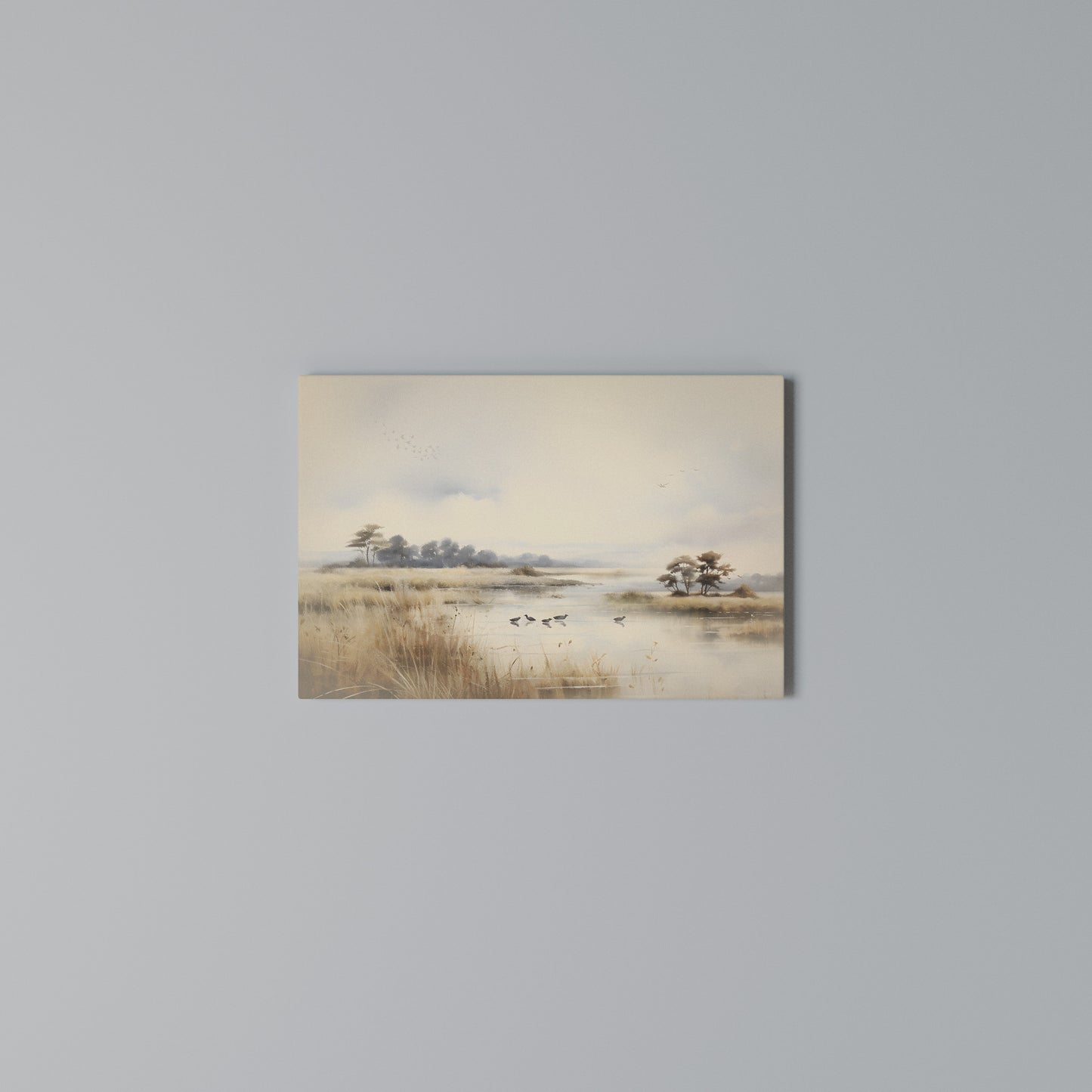 LAKESIDE NOSTALGY Horizontal Canvas Print