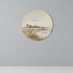 LAKESIDE NOSTALGY Round Wall Art