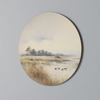 LAKESIDE NOSTALGY Round Wall Art