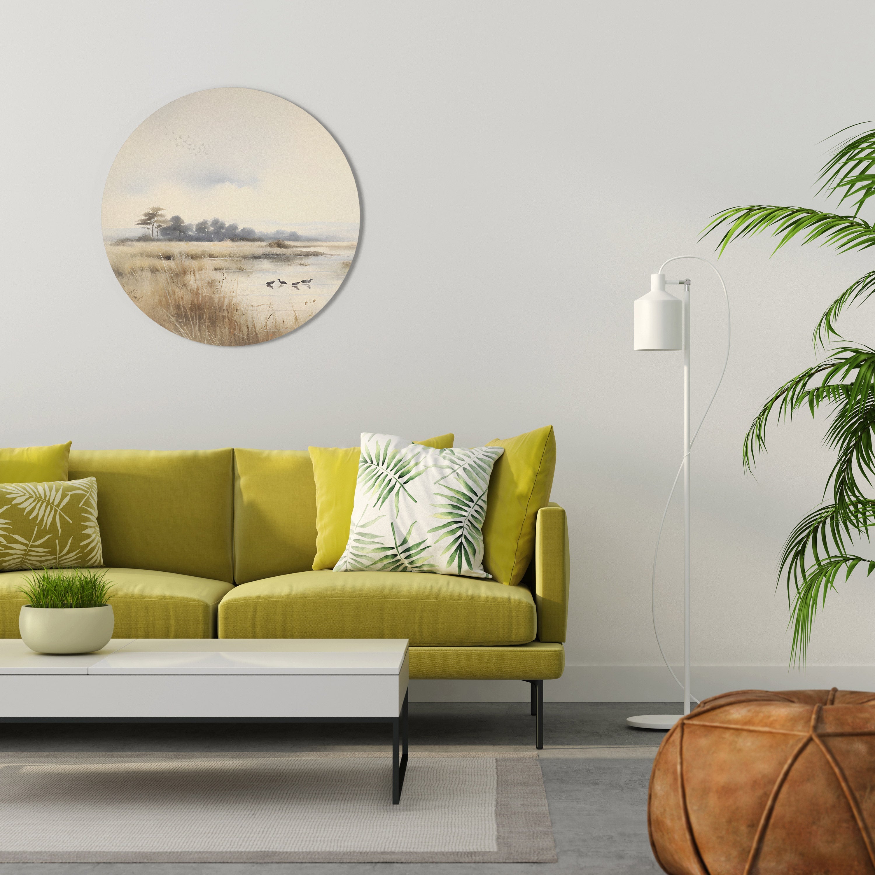 SJÖNOSTALGI Rund väggdekoration