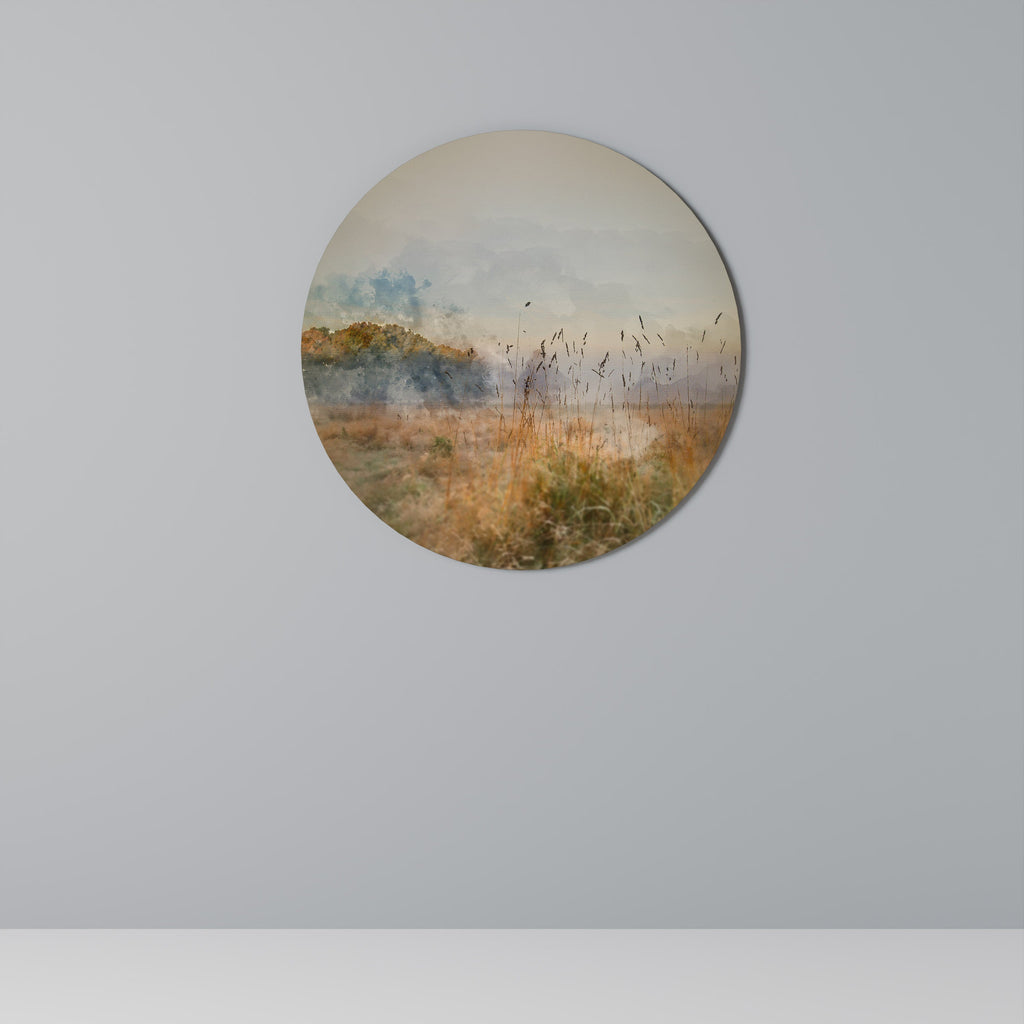 Rund väggdekoration med SOMMARTIDSSORG