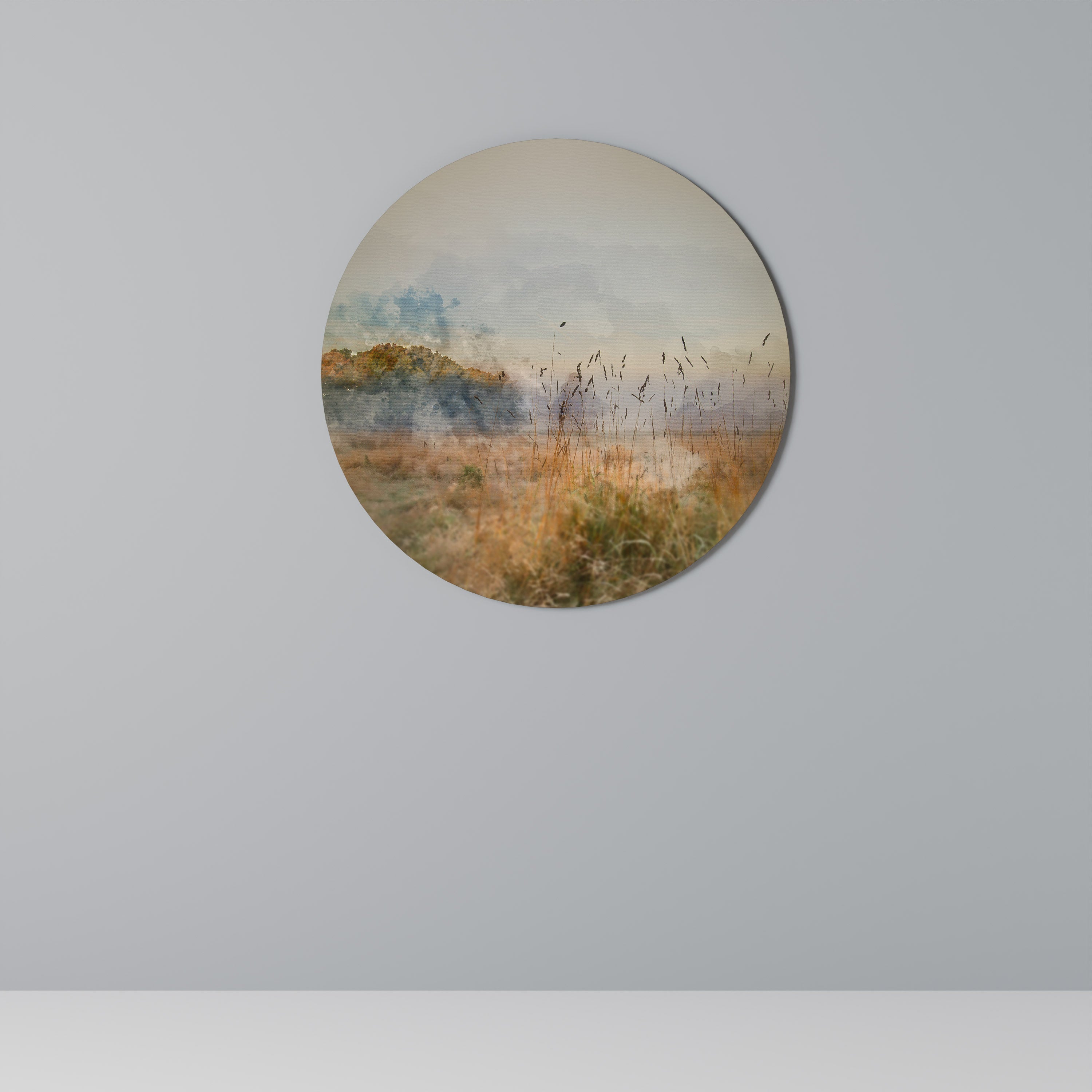 Rund väggdekoration med SOMMARTIDSSORG