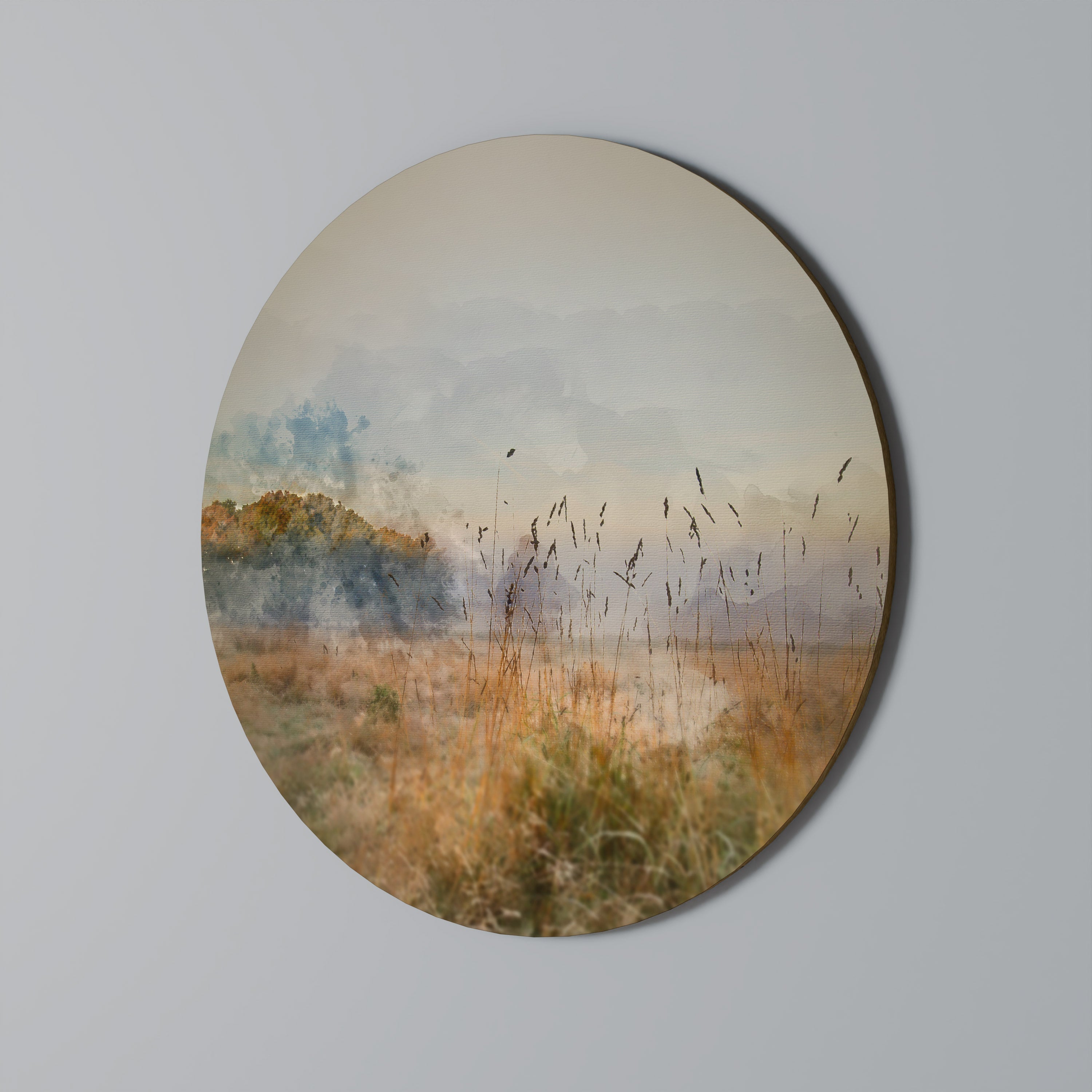 Rund väggdekoration med SOMMARTIDSSORG