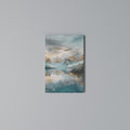 AZURE SUMMITS Vertical Canvas Print