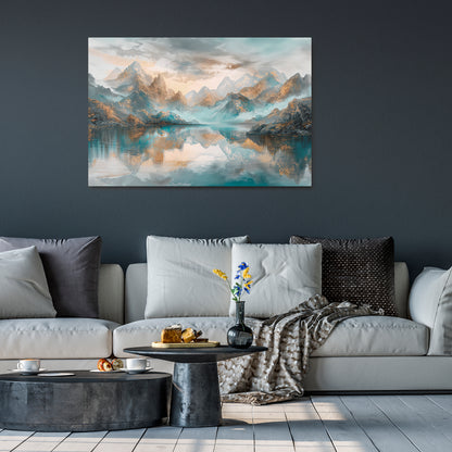 AZURE SUMMITS Horizontal Canvas Print