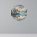 AZURE SUMMITS Round Wall Art