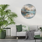 AZURE SUMMITS Round Wall Art