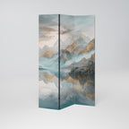 AZURE SUMMITS Dekorativ rumsavdelare – 3 paneler