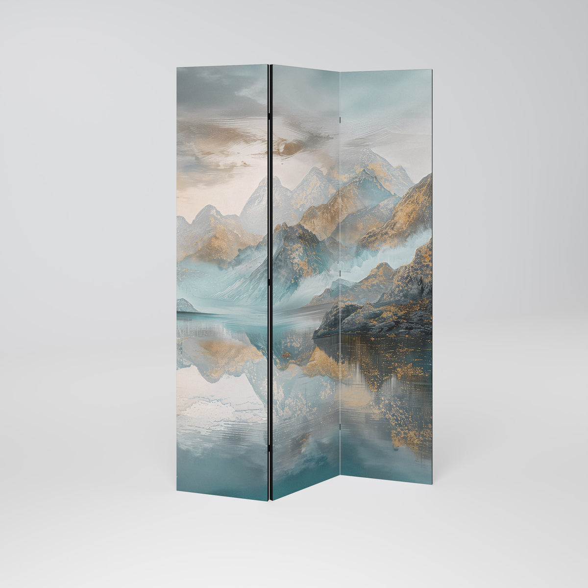 AZURE SUMMITS Dekorativ rumsavdelare – 3 paneler