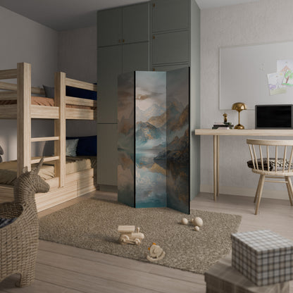 AZURE SUMMITS Dekorativ rumsavdelare – 3 paneler