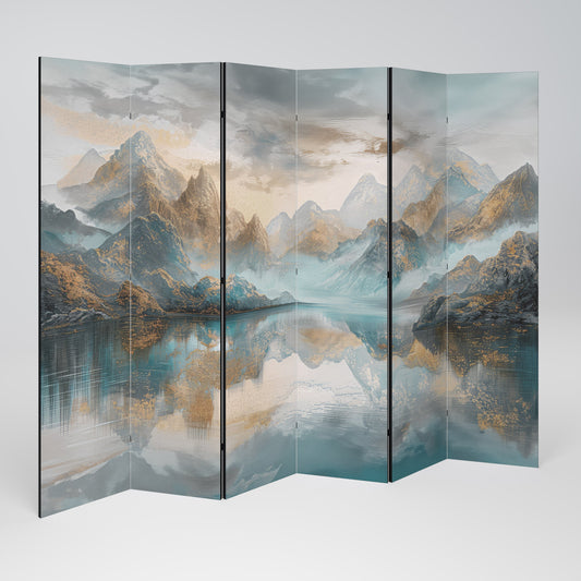 AZURE SUMMITS Decorative 6-Panel Room Divider