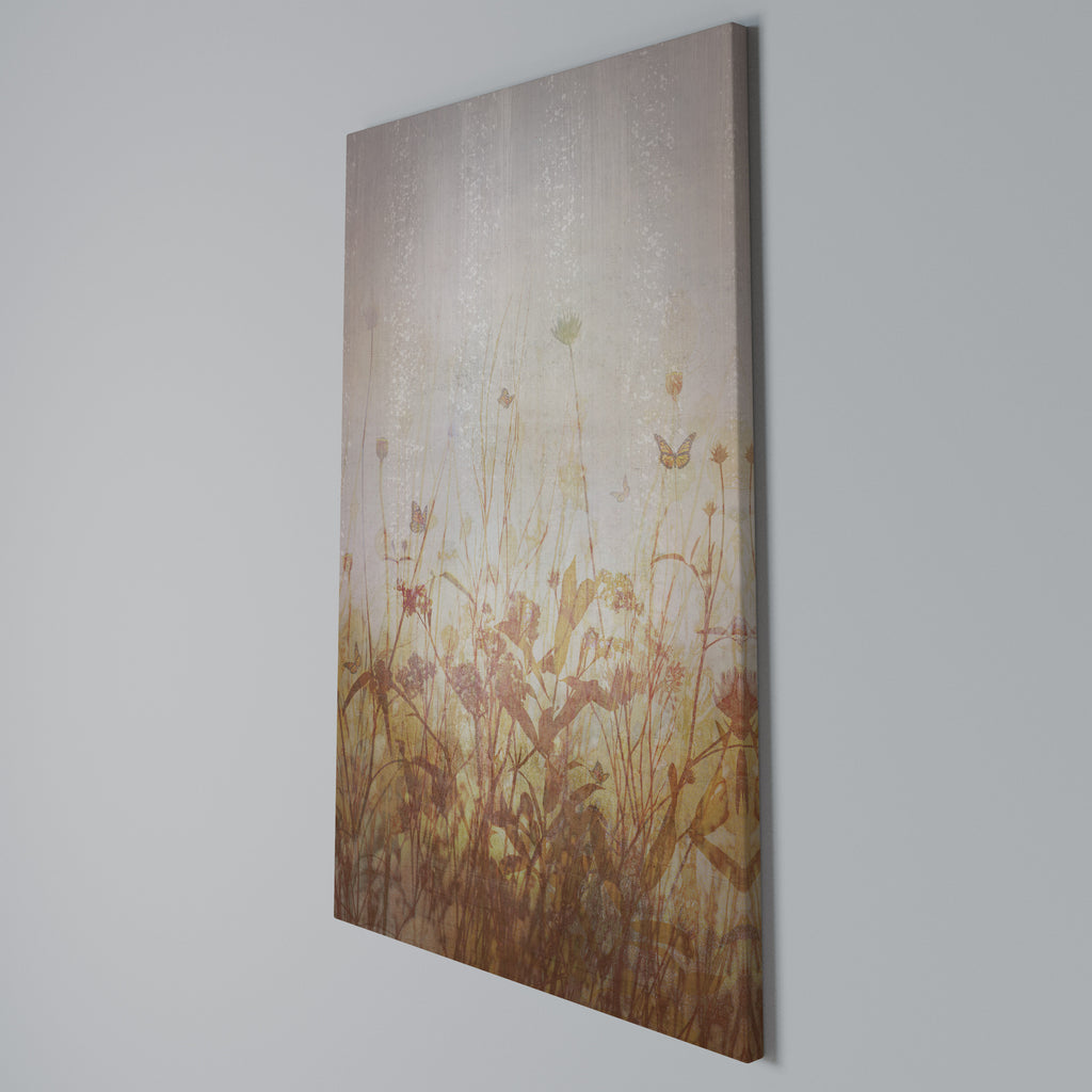 MEADOW BUTTERFLIES Vertical Canvas Print