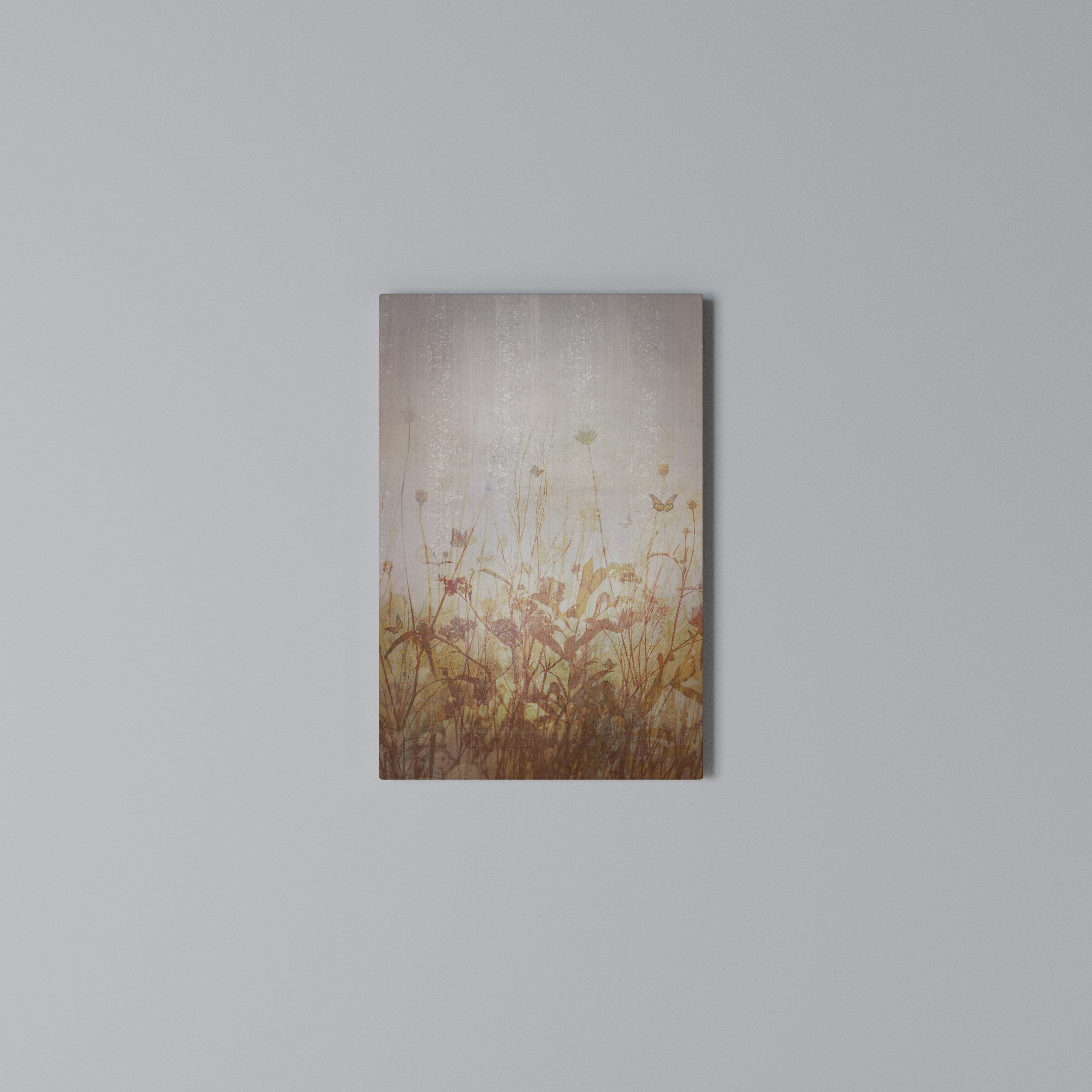 MEADOW BUTTERFLIES Vertical Canvas Print