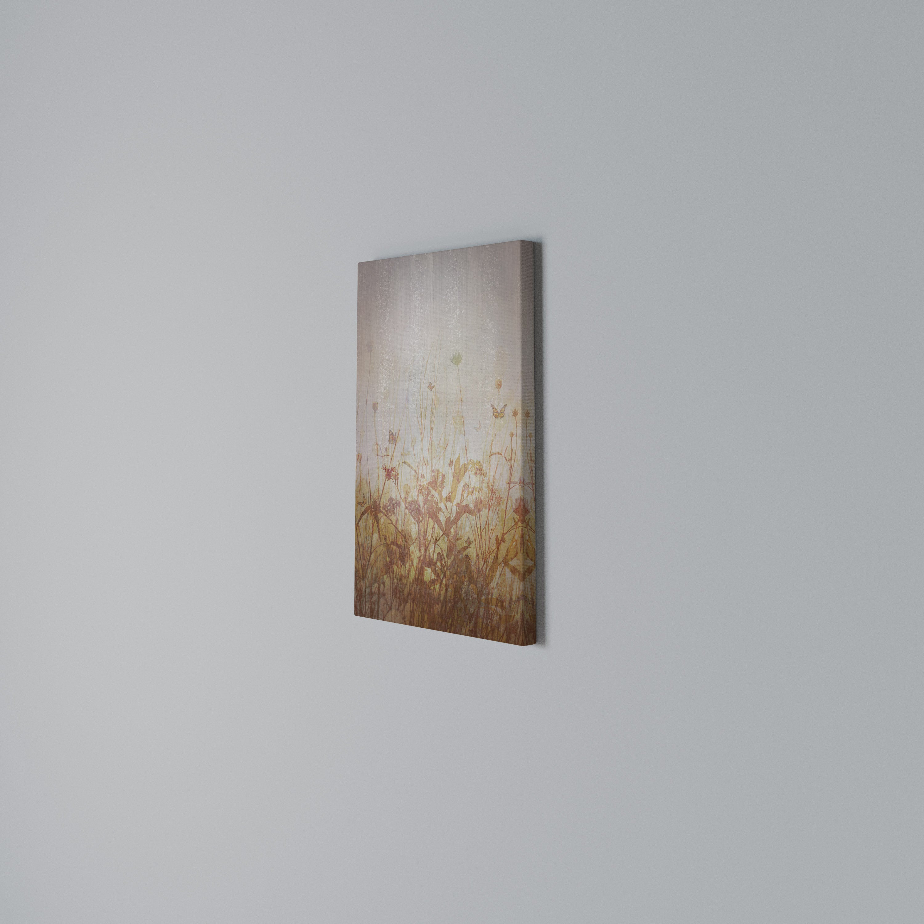 MEADOW BUTTERFLIES Vertical Canvas Print