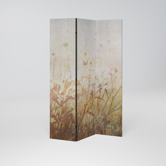 MEADOW BUTTERFLIES Dekorativ rumsavdelare – 3 paneler