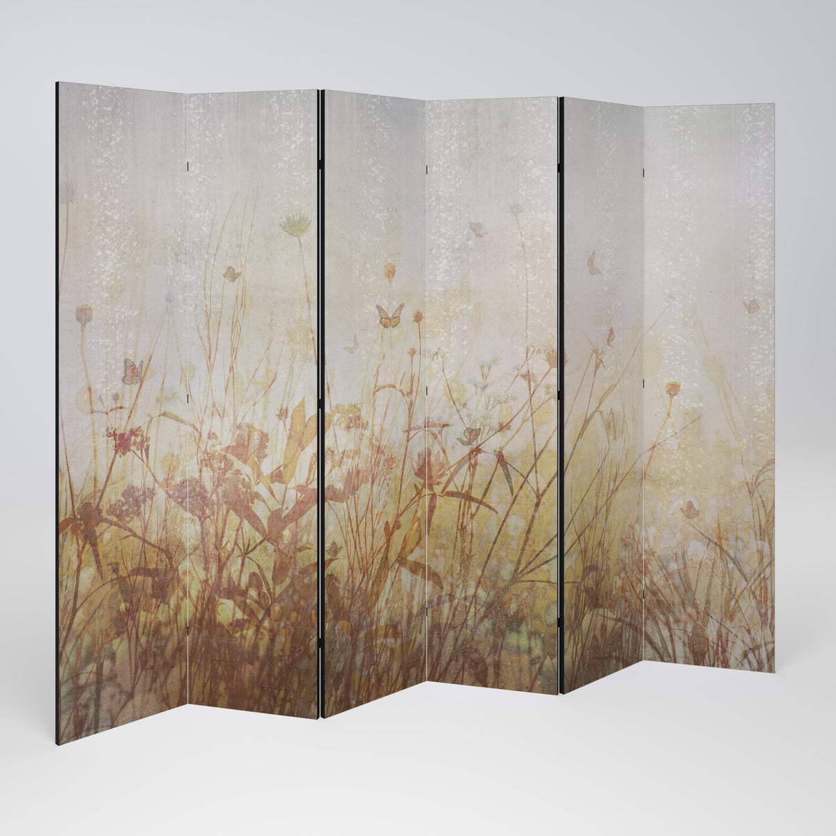 MEADOW BUTTERFLIES Rumsavdelare 6 paneler