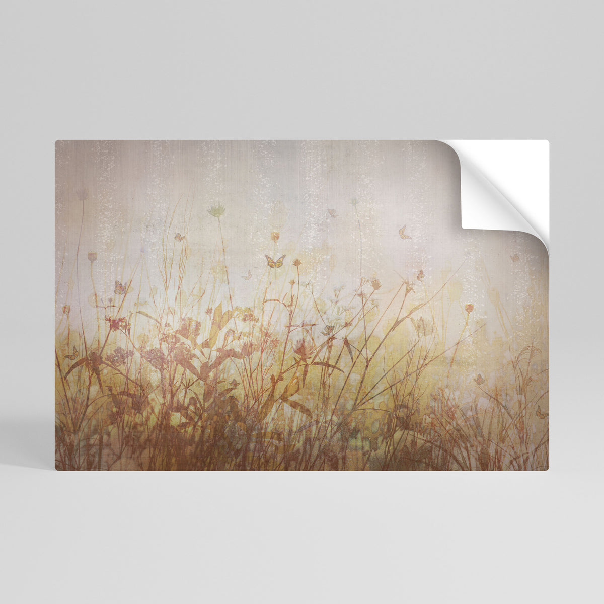 MEADOW BUTTERFLIES Självhäftande Horisontell Poster