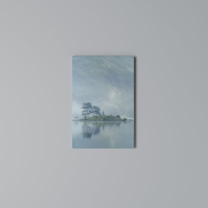 SILVER LAKE Vertical Canvas Print