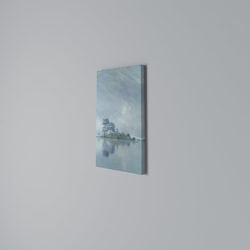 SILVER LAKE Vertical Canvas Print