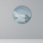 SILVER LAKE Round Wall Art