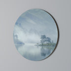 SILVER LAKE Round Wall Art