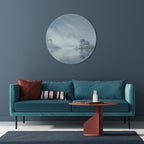 SILVER LAKE Round Wall Art