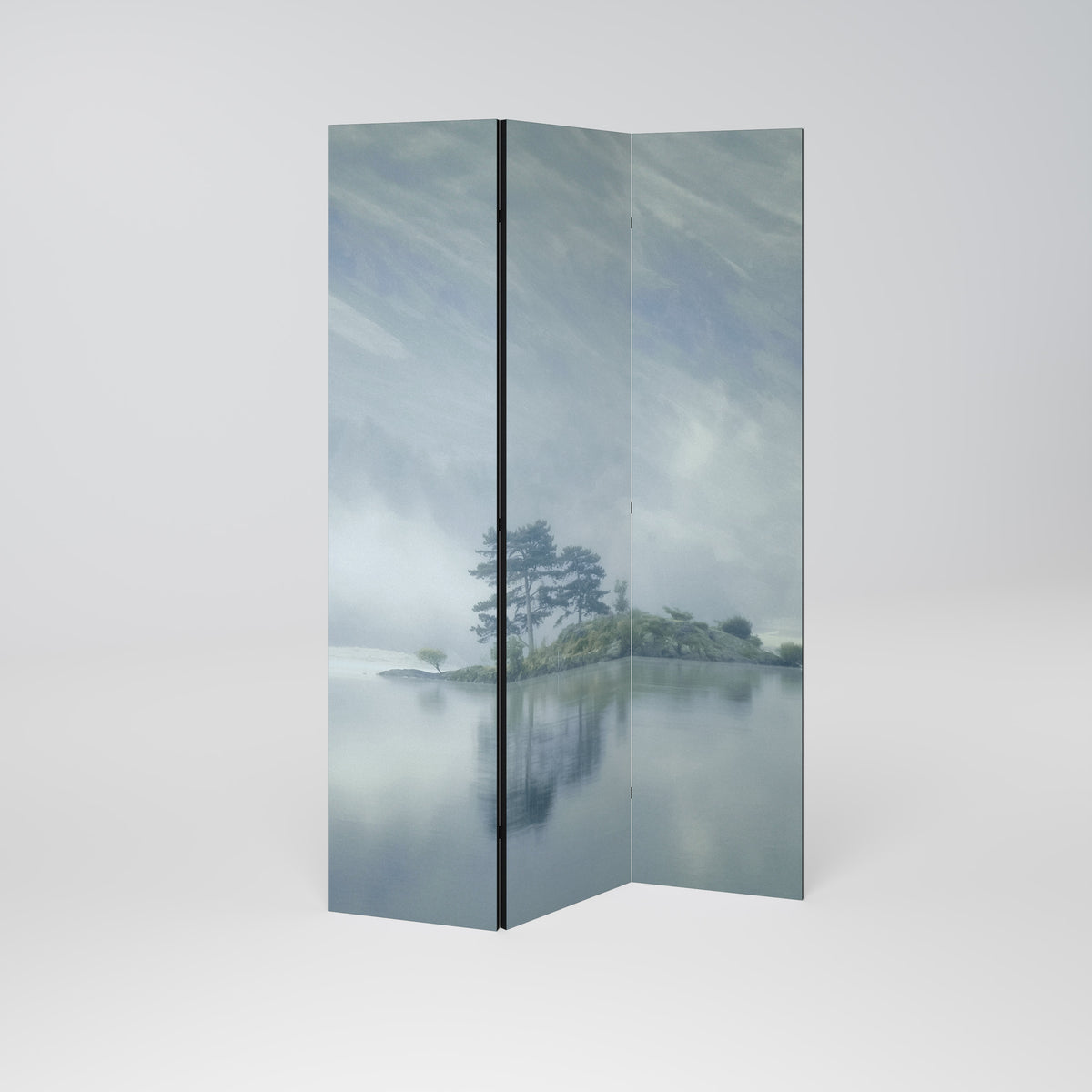 SILVER LAKE Dekorativ rumsavdelare – 3 paneler