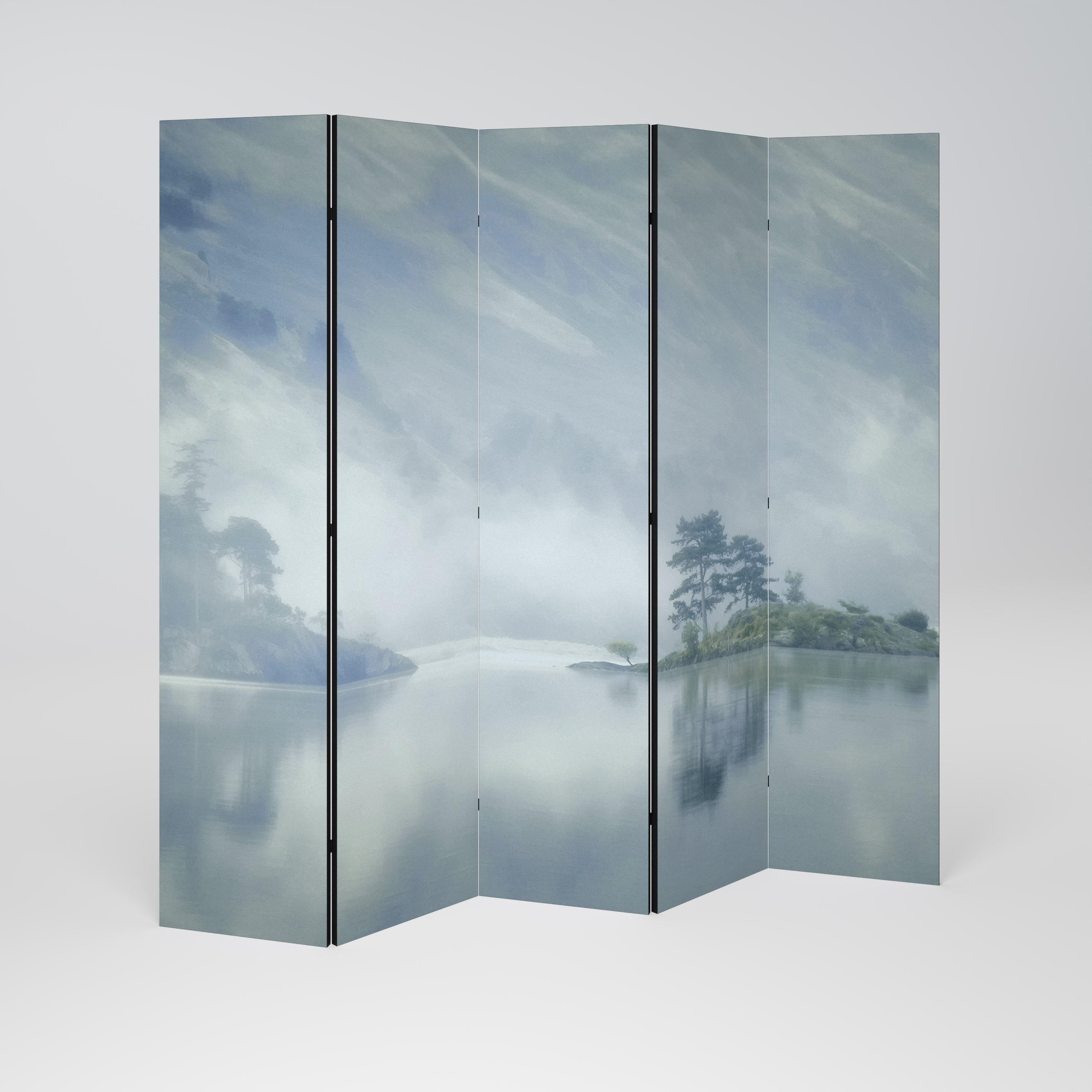 SILVER LAKE Dekorativ rumsavdelare – 5 paneler